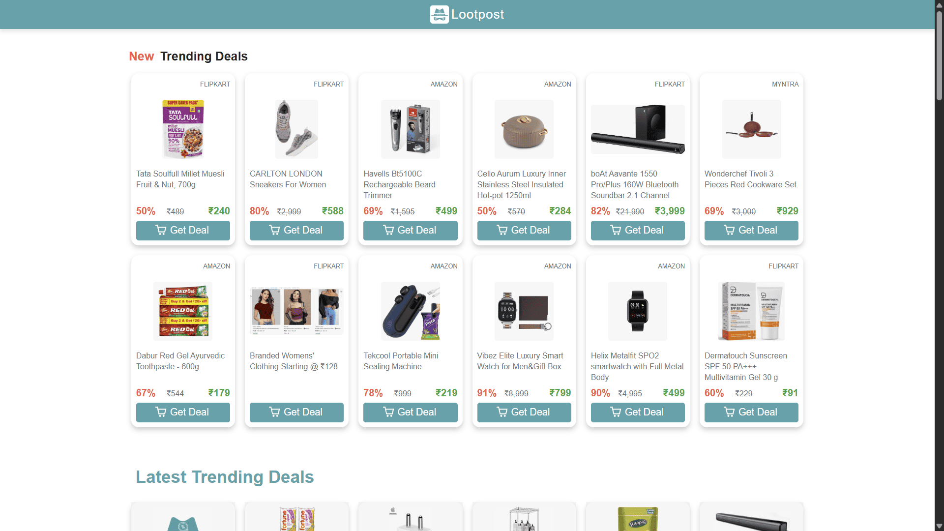 Lootpost website